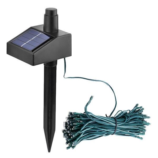 17-Meter String of 100 LED Solar-Powered Fairy Lights