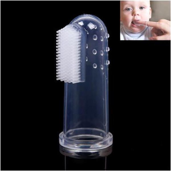 10pcs Soft Baby Silicon Finger Tooth Brush Massager